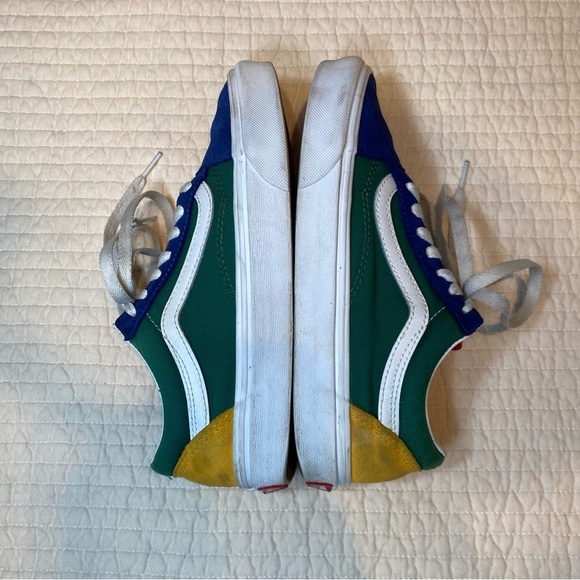Vans Old Skool Yacht Club Skate Sneakers Size US Women 6.5 Colorful Suede Canvas - Picture 4 of 12